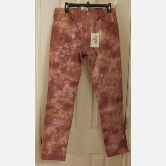 JORDACHE Vintage Joe Slim Fit Tie Dye Jean Mens 30X30 - Picture 1 of 9
